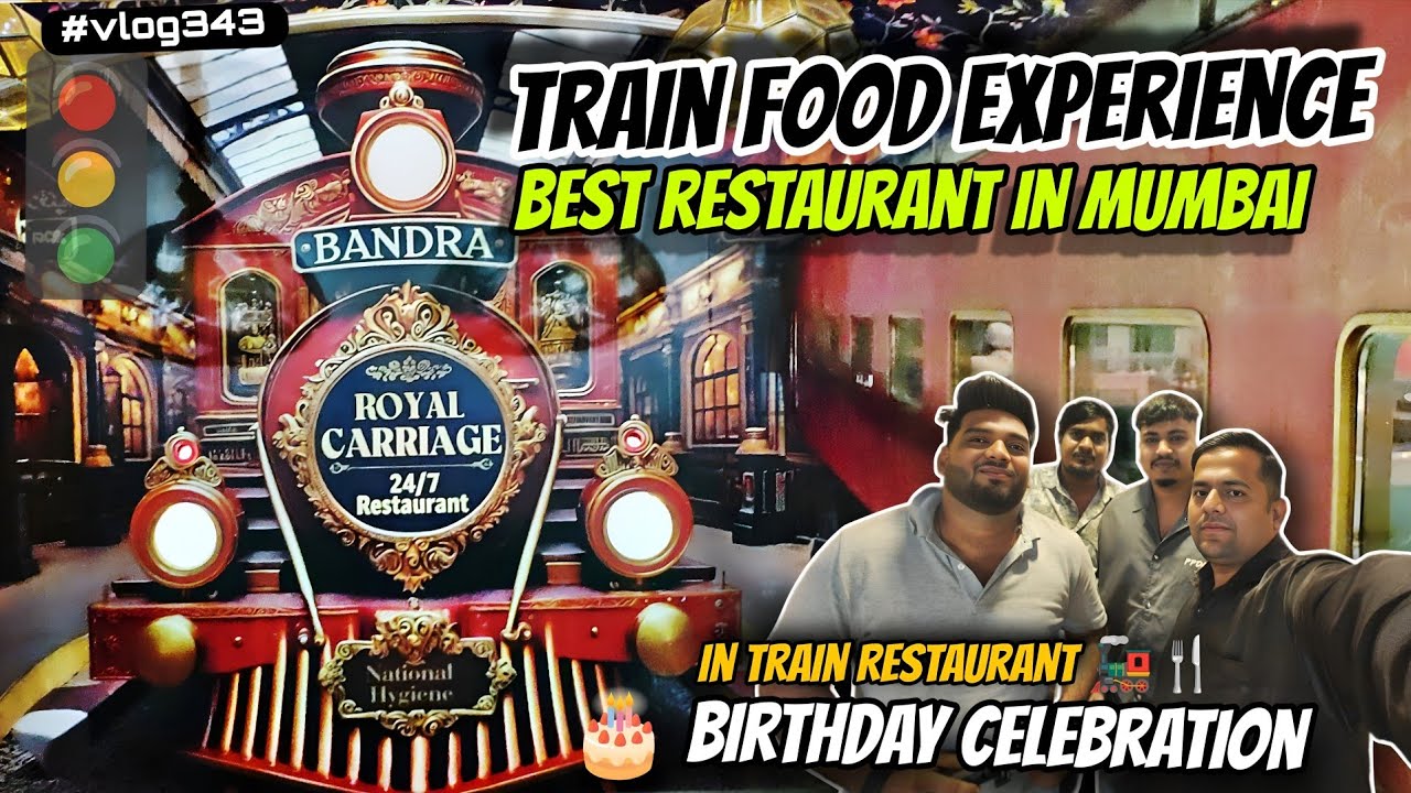 Royal Carriage 24/7 Restaurant | Train restaurant in Mumbai 🚂 | Viral Food Mumbai Platter ₹2499 Only