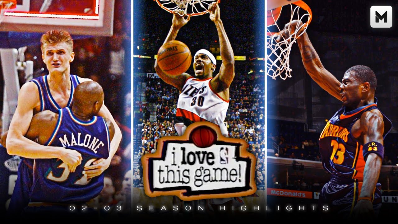 NBA 02-03 Highlights ft. Sheed, J-Rich, & AK-47 🏀 I LOVE THIS GAME!