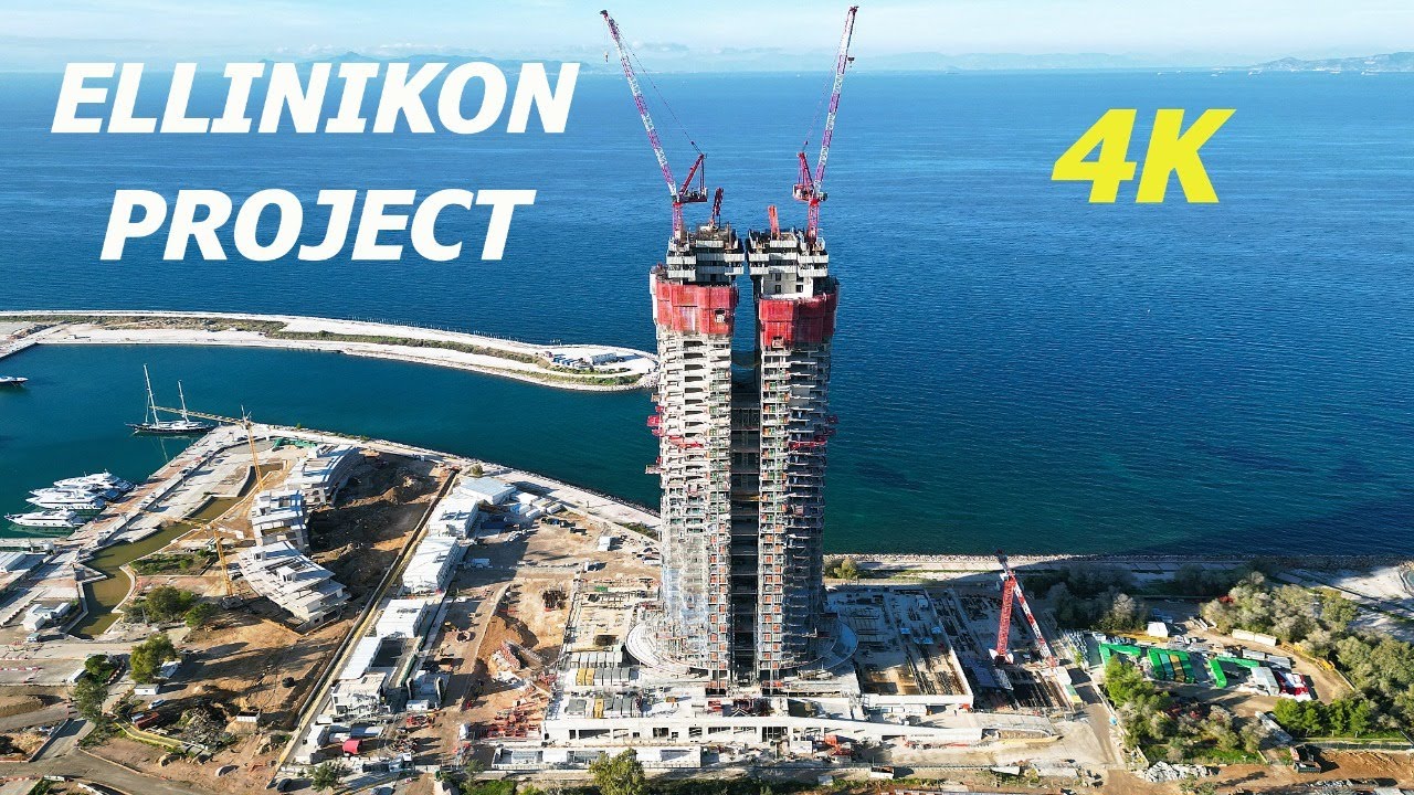 РЕНОВАЦИЯ ГРЕЧЕСКОГО // Развитие на всех фронтах прибрежной зоны (Дрон 4K)