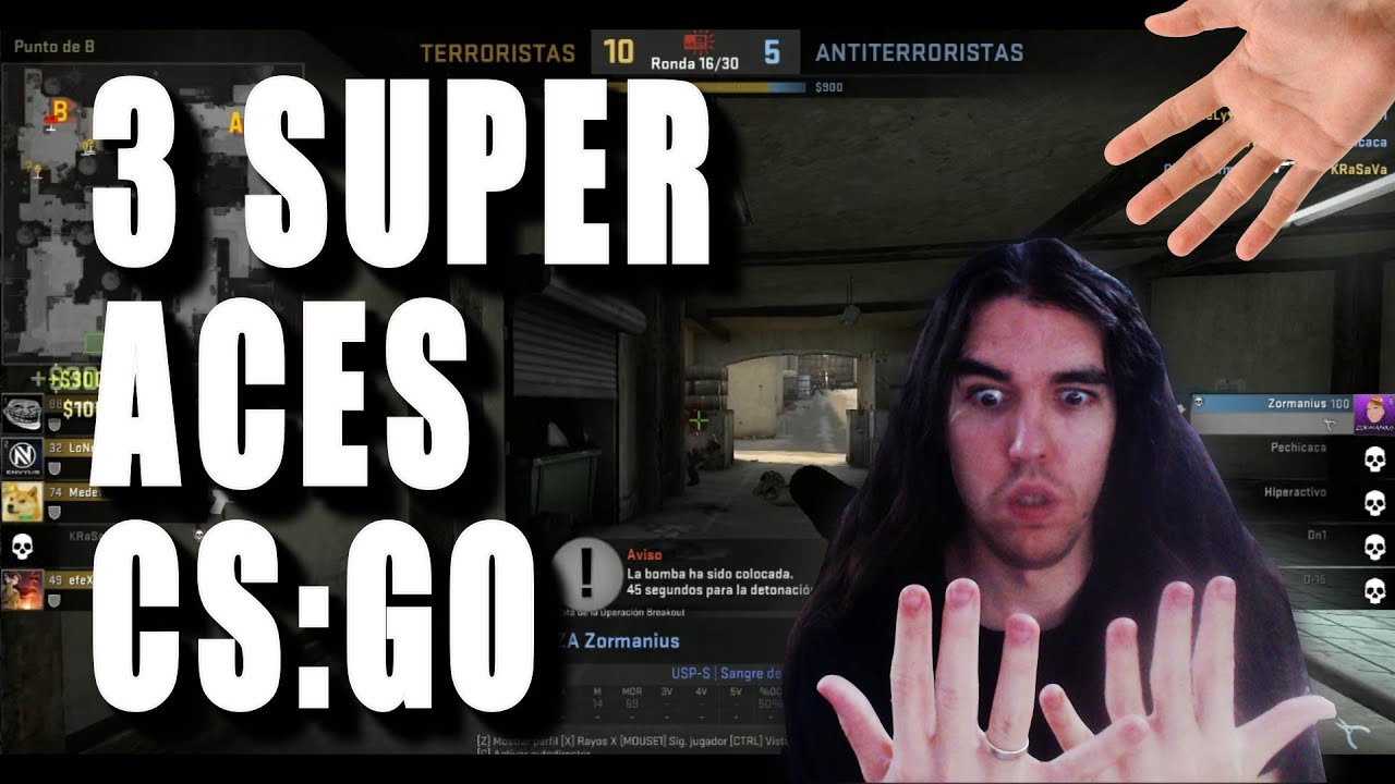 3 SUPER ACES CS:GO