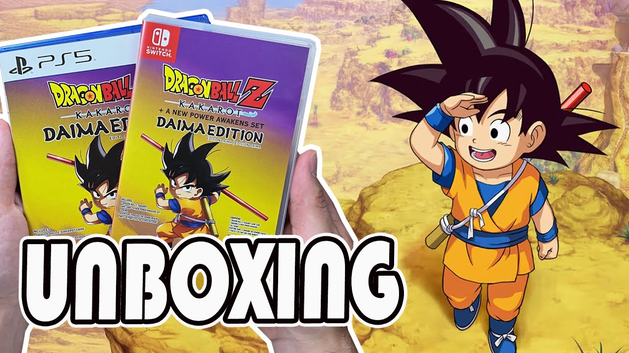 Распаковка Dragon Ball Z Kakarot -Daima Edition- (PS5 /Switch)