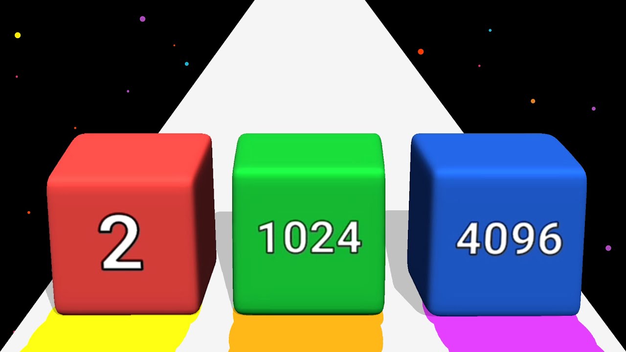 2048 Run - Infinity Cube Run Merge (131072)