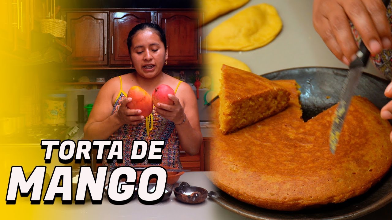 Torta casera  de mango hechas al estilo de Doña Viky