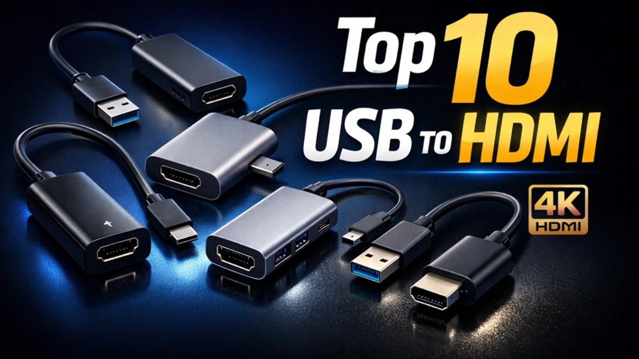 10 Best USB to HDMI Adapters for Crystal Clear 4K Output
