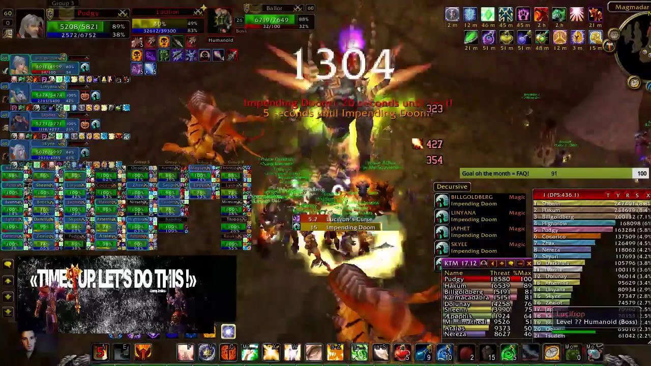 Vanilla Sulfuras Ret Paladin 564 dps - Molten Core Lucifron
