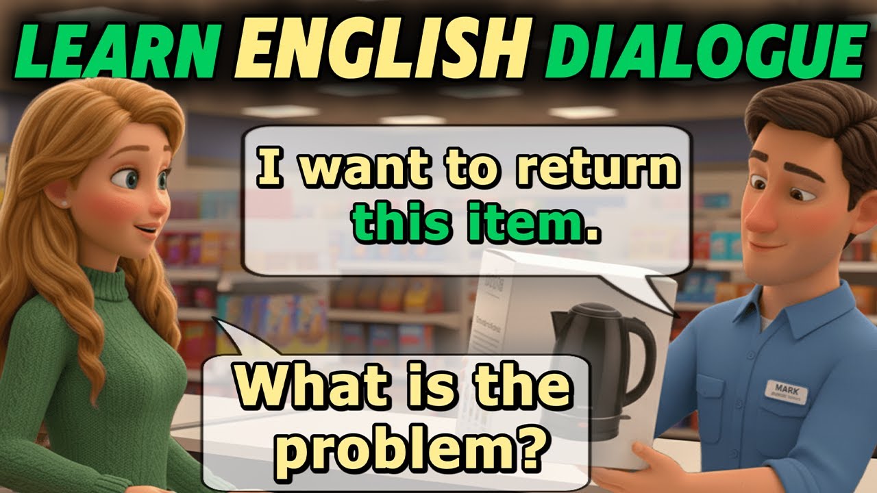 How to Talk About Returning an Item | English Conversation