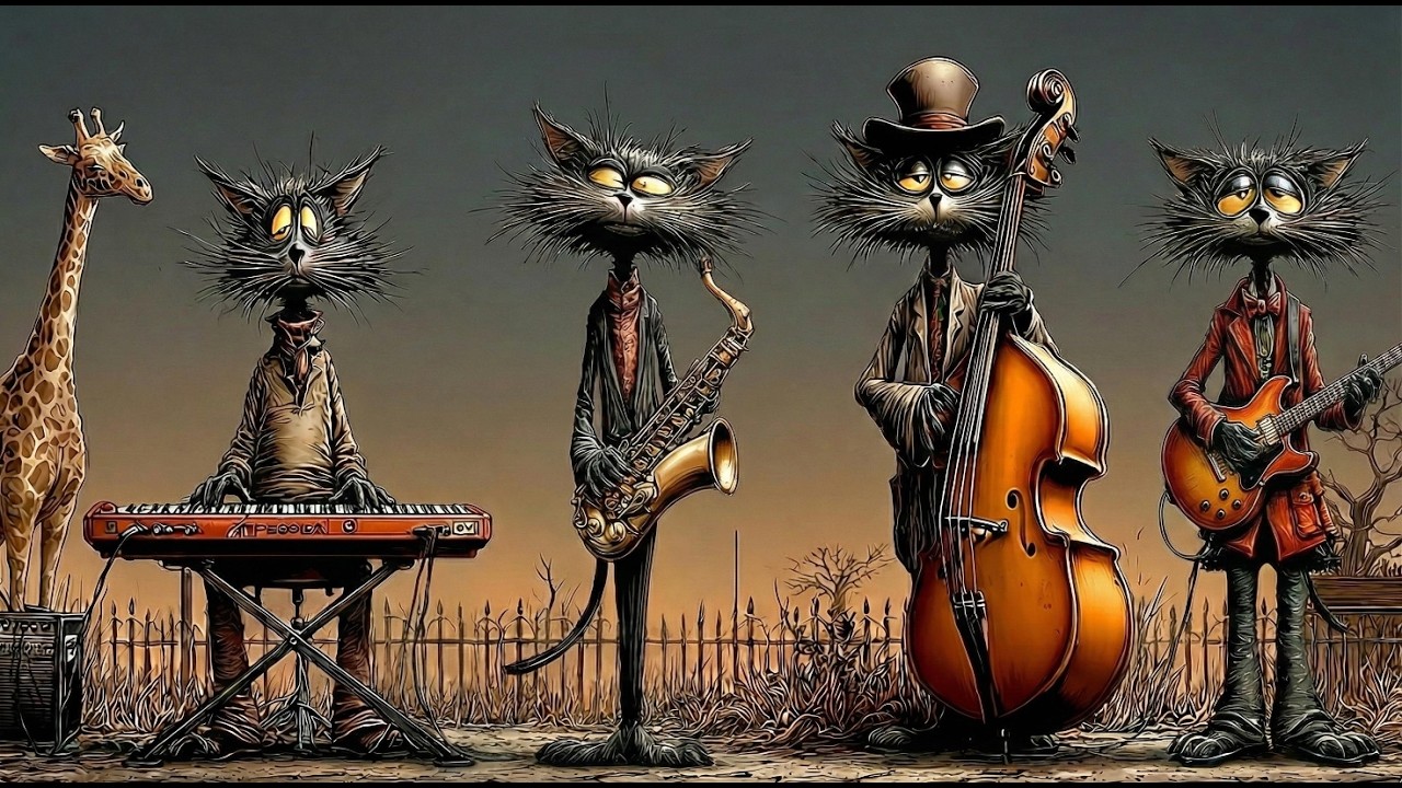 Smooth Early Spring Evenings — Baritone & Upright Bass Vintage Jazz