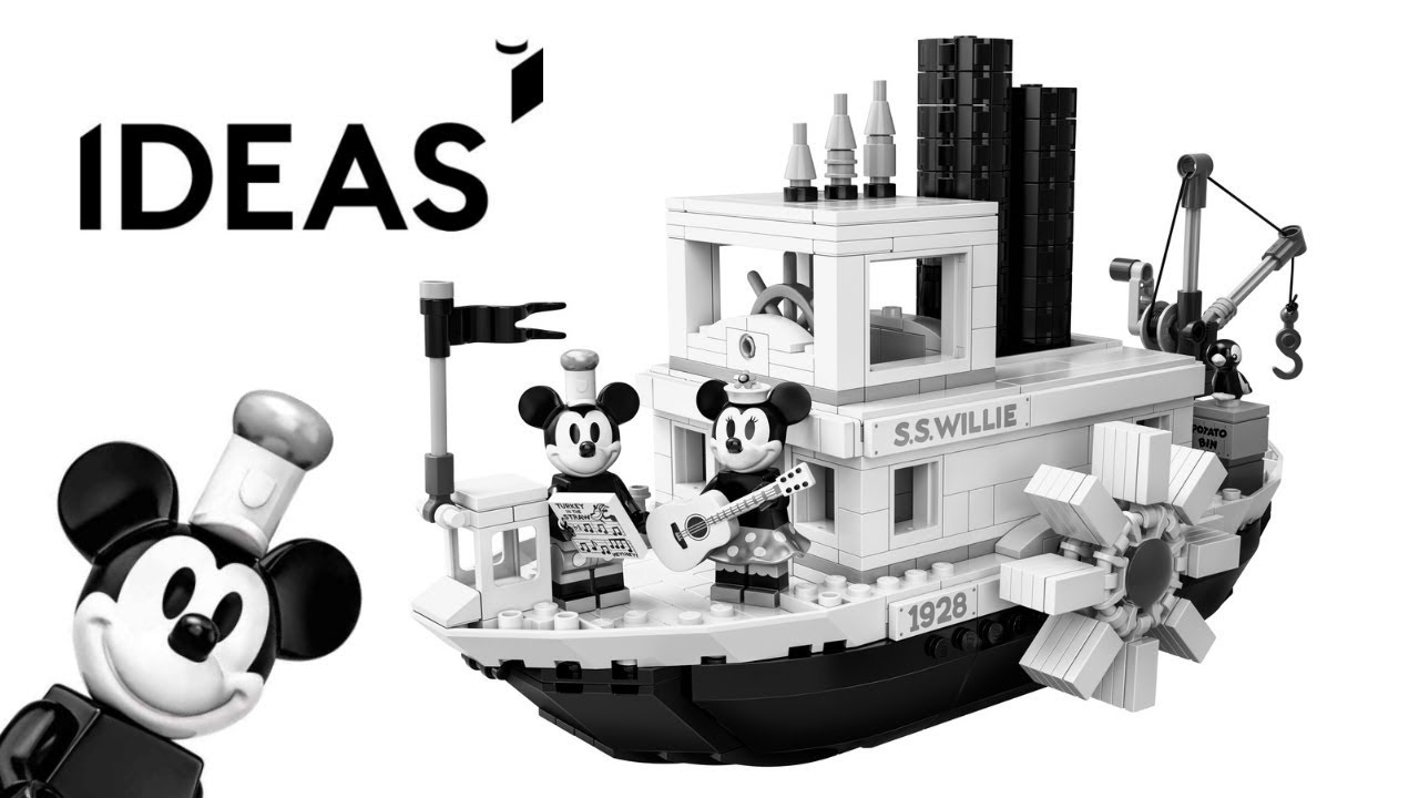 LEGO IDEAS Steamboat Willie (21317) - Speed build