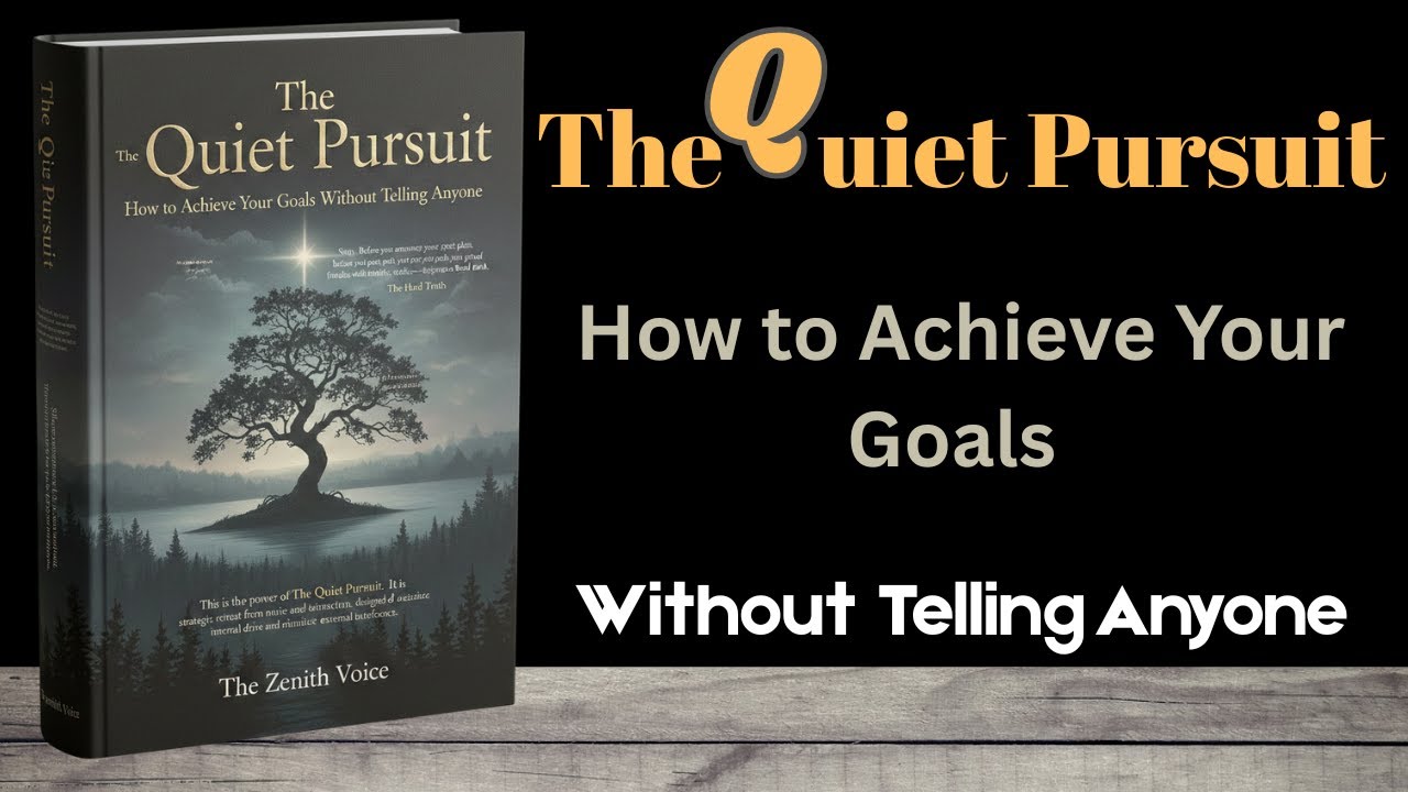 The Quiet Pursuit: how to achieve goals without telling anyone @TheZenithVoice​