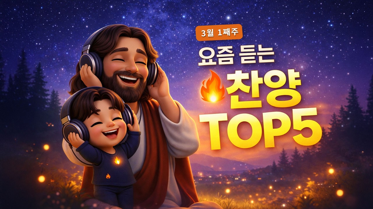 3월 1주차 인기 찬양 Top5 | AI WORSHIP KOREA