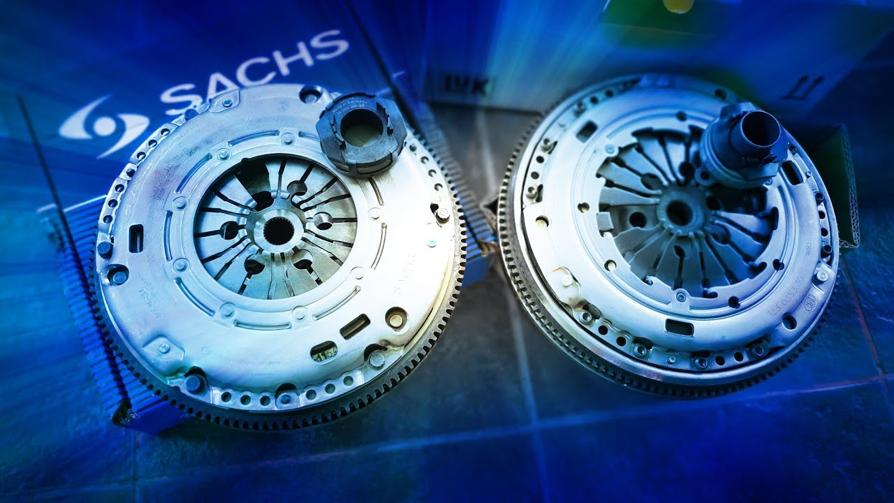COMPARATIE Modul Preasamblat Ambreiaj cu volanta masa dubla SACHS vs LUK VW 1.9 tdi AXR 1.9 tdi ALH