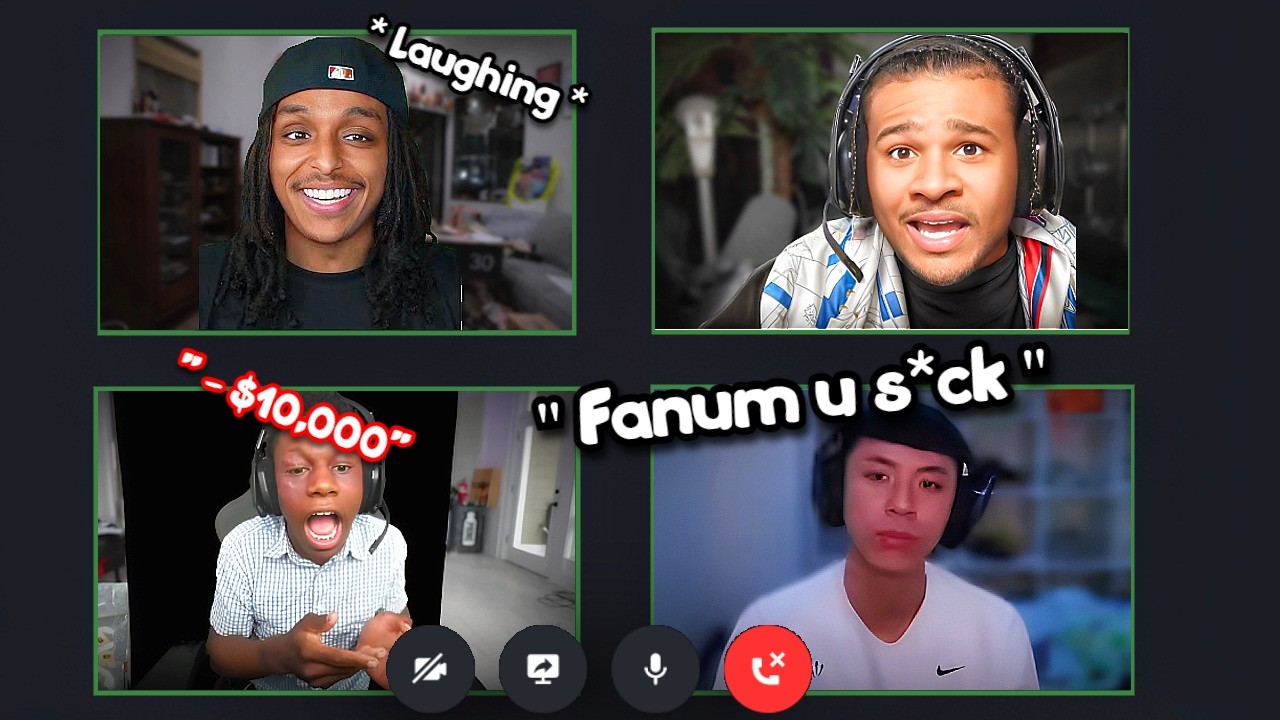 Fanum Arguing With The Biggest Streamers For 31 Minutes And 40 Seconds 💀