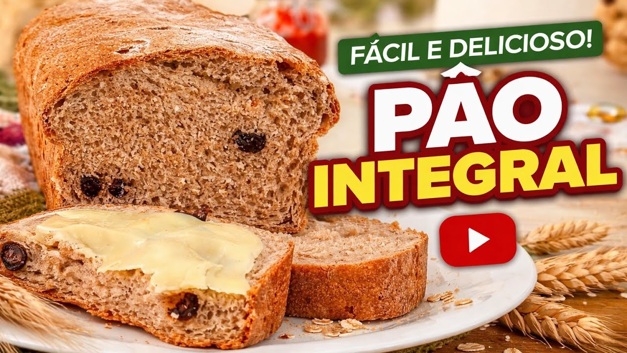 Como fazer pão integral macio e fofinho #receitas #paointegral 