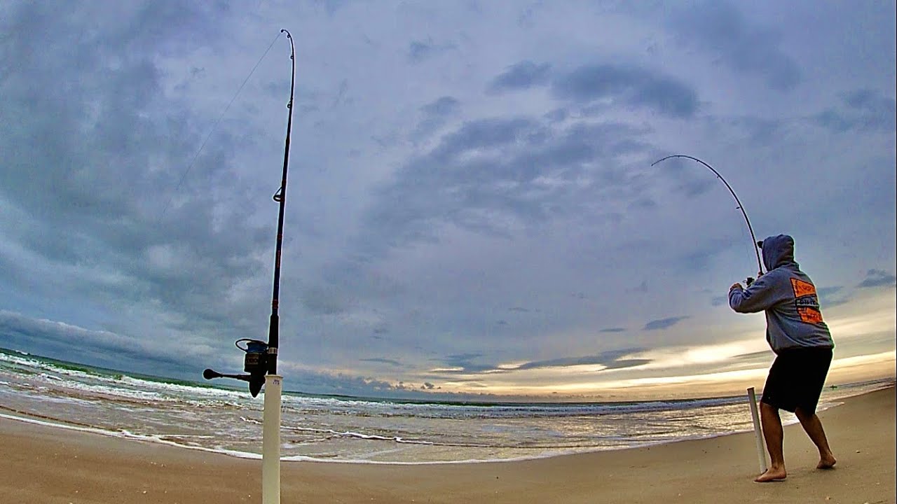 Surf Fishing Ormond Beach, Florida | Surf Fishing with Fish Bites