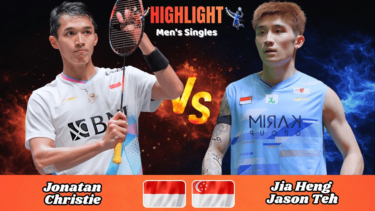 Men's Singles | Jonatan Christie (INA) vs Jia Heng Jason Teh (SGP) |💥| Badminton 2026