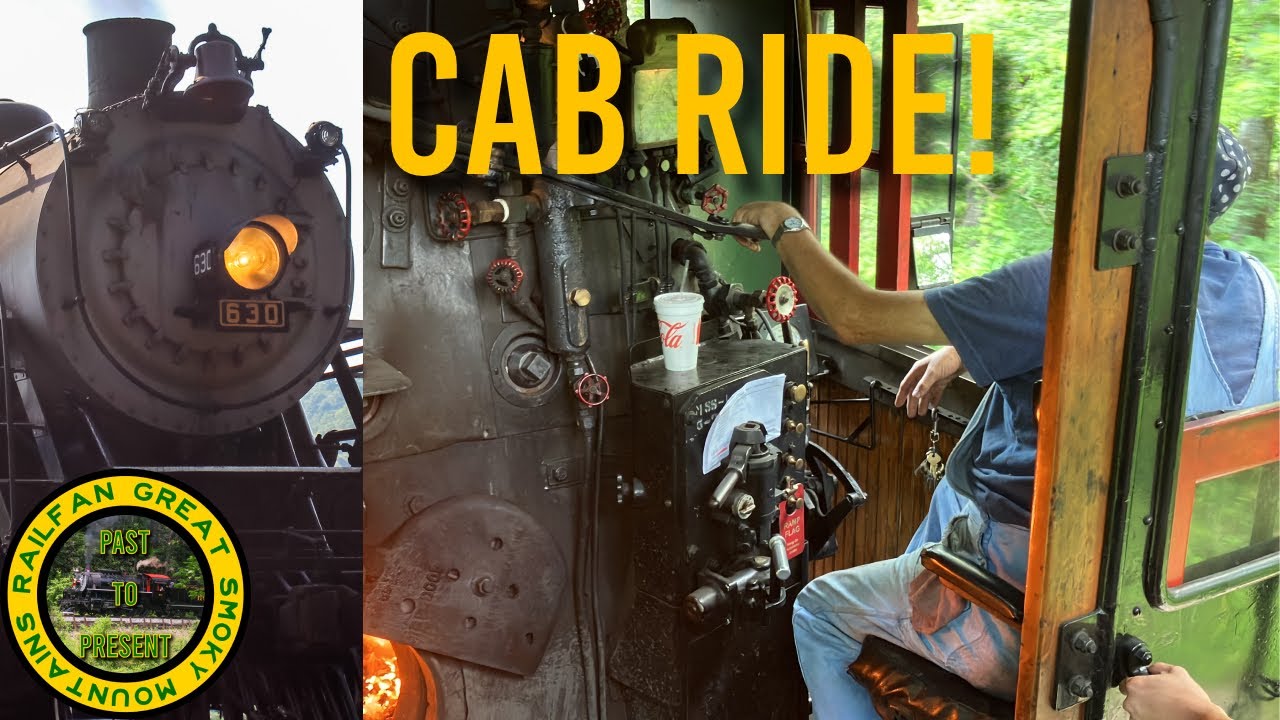 A Cab Ride In a 1904 Steam Train!