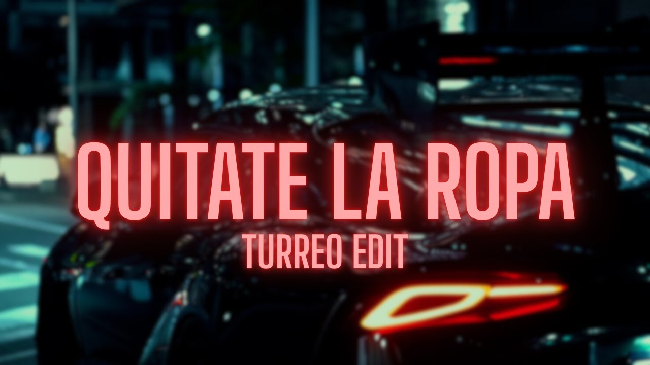 Quitate La Ropa (Turreo Edit) DJ Manuso