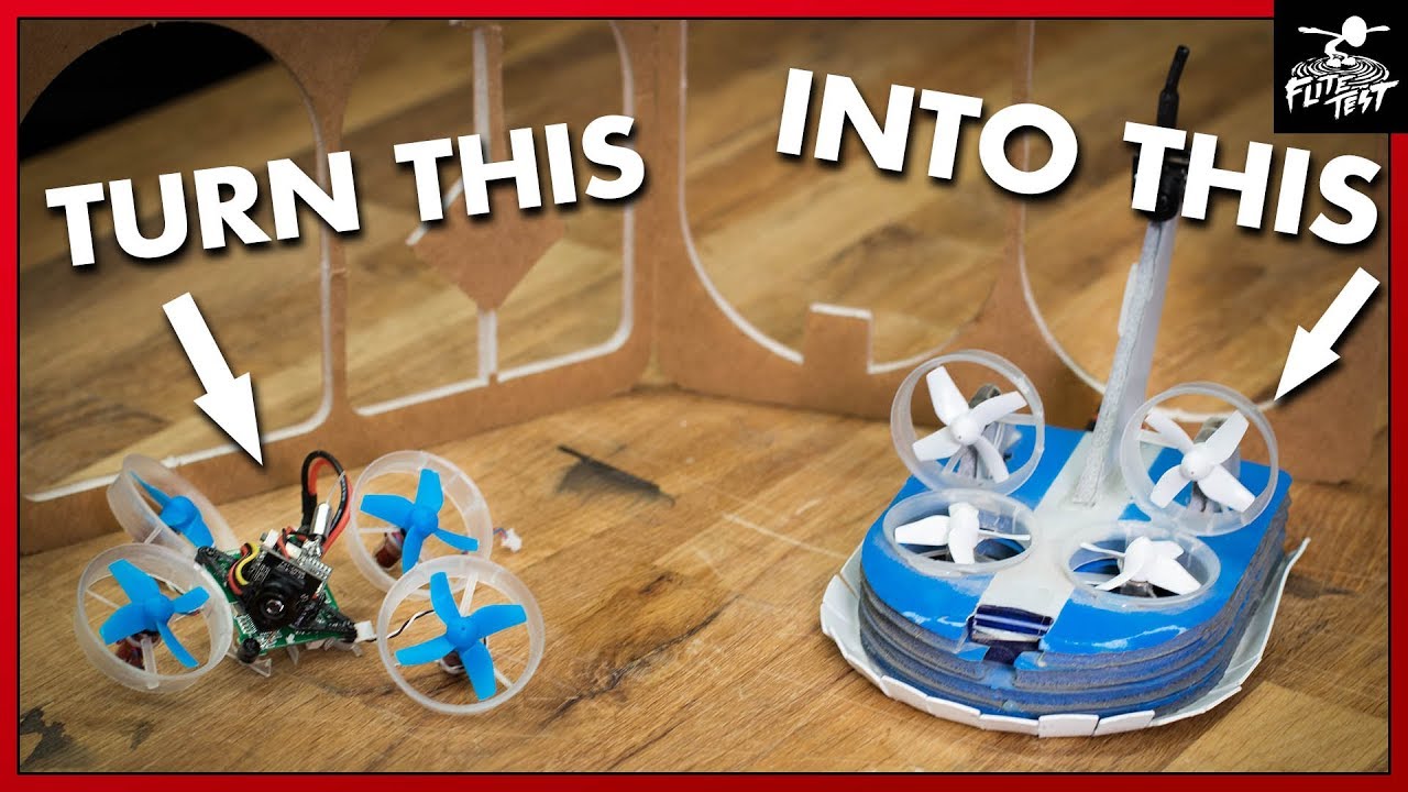 Build a Hovercraft from a Broken Drone!!! | FLITE TEST
