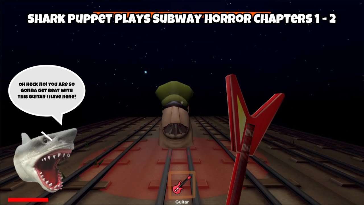 SB Movie: Shark Puppet играет в Subway Horror Chapters 1 - 2!