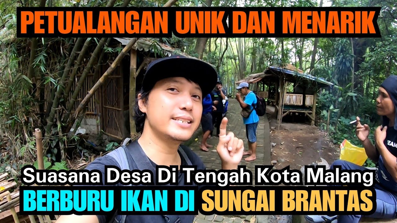 (Bag.1) Berburu Ikan di SUNGAI BRANTAS, Kota Malang (Hidden Spot Viral)