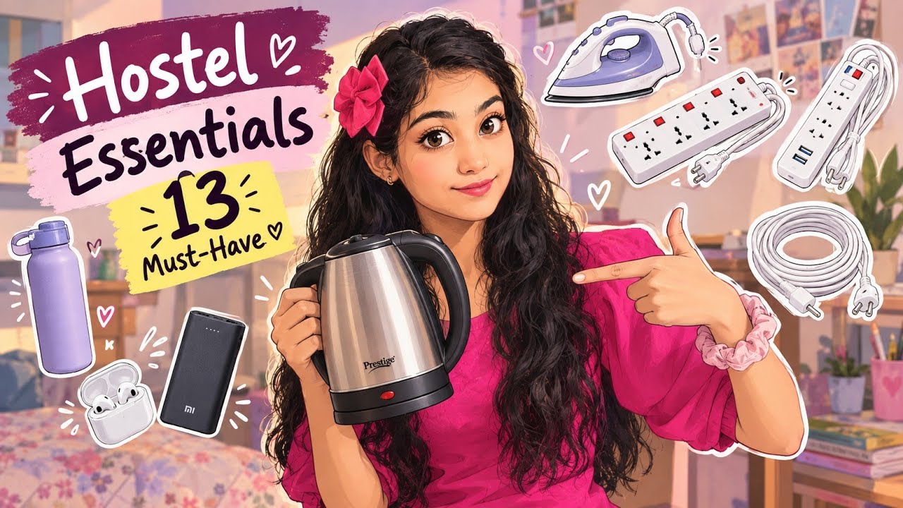 13 Electronic Gadgets You NEED in College 🎓⚡ | Hostel Essentials Every Student Should Have! Guide 
