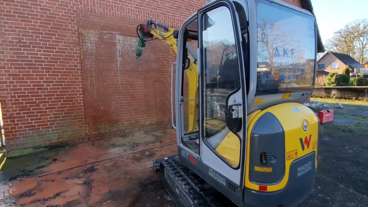 Wand - Schnitt / Bagger - Stemmhammer / AKF Film