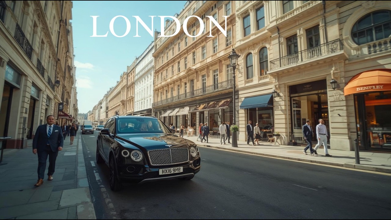 London Sunny Walk | Mayfair → Oxford Street → Soho → Chinatown → Covent Garden | 4K Walking Tour