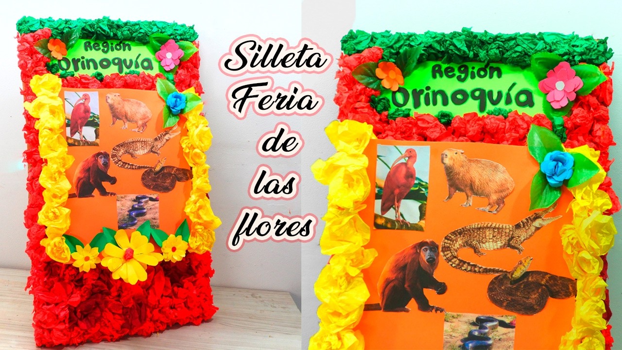 COMO HACER UNA SILLETA / FERIA DE LAS FLORES