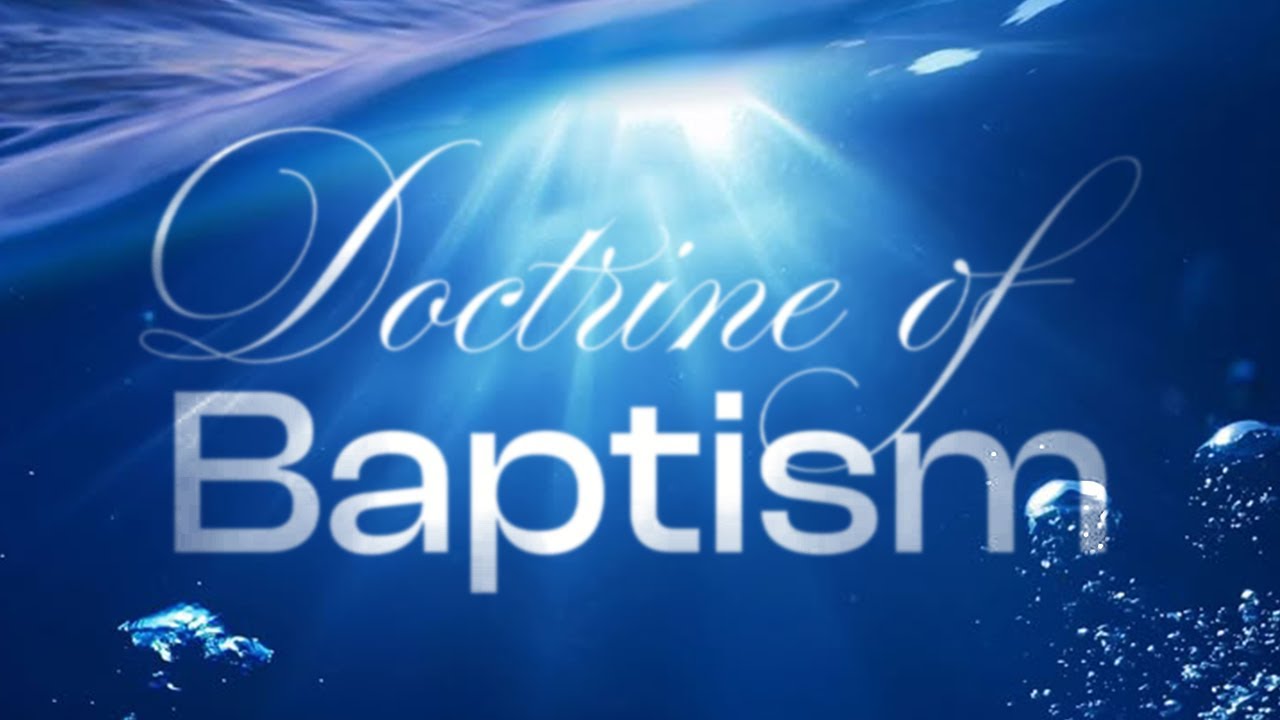 DOCTRINE OF BAPTISM 3 | MOSES EROMOSELE | THE WATCHERS CONCLAVE