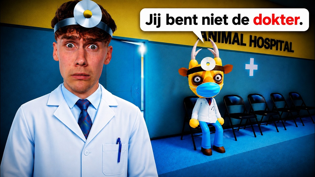 Job Speelt Als Dokter In Animal Hospital... In Roblox!