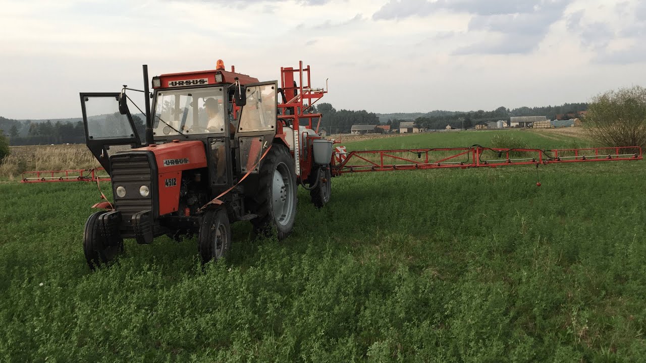 UNIA 1615 Plus Ursus 4512 Likwidacja łąki