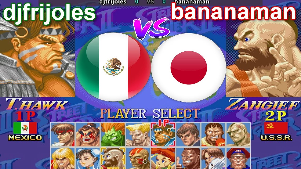 Super Street Fighter II X: Grand Master Challenge - djfrijoles vs bananaman