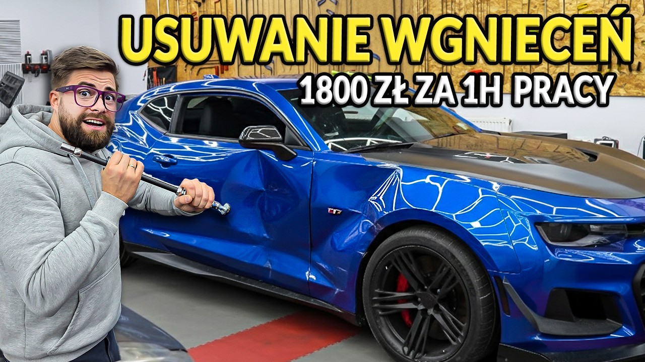 Jak usuwają wgniecenia bez lakierowania? NAWET 1800ZŁ ZA GODZINĘ PRACY | DO ROBOTY