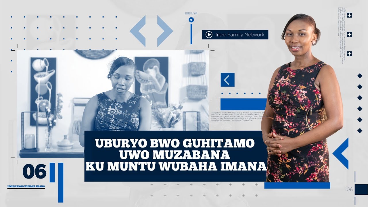 Ni gute wahitamo uwo muzabana - Jackie Mukabaramba