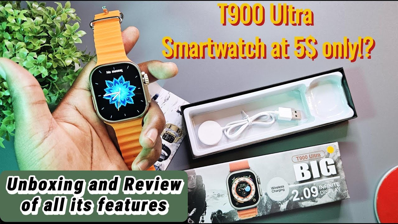 T900 Ultra smartwatch Review and Unboxing#t900ultra#review #t900ultrasmartwatch #how #unboxing