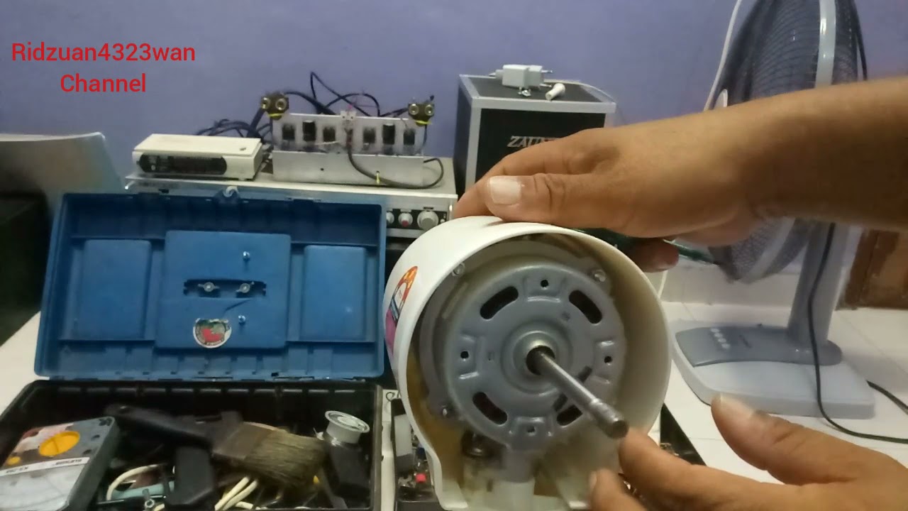 Cara membaiki kipas angin yg berat untuk berpusing.
