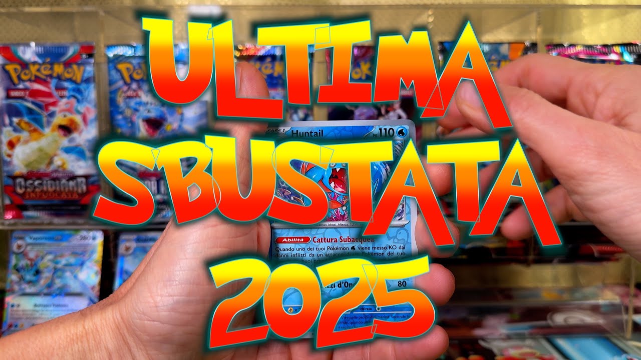 Sbusto le carte Pokémon: ultime bustine del 2025 😎🍾🥂