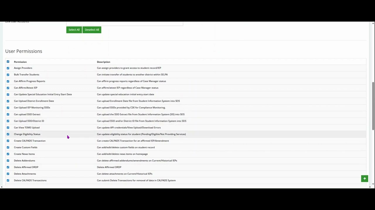How to Create a SEIS District Level User (DLU) Account (SEIS)