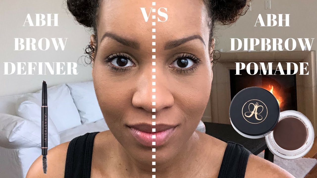 ABH DIPBROW POMADE VS ABH BROW DEFINER | MEDIUM BROWN