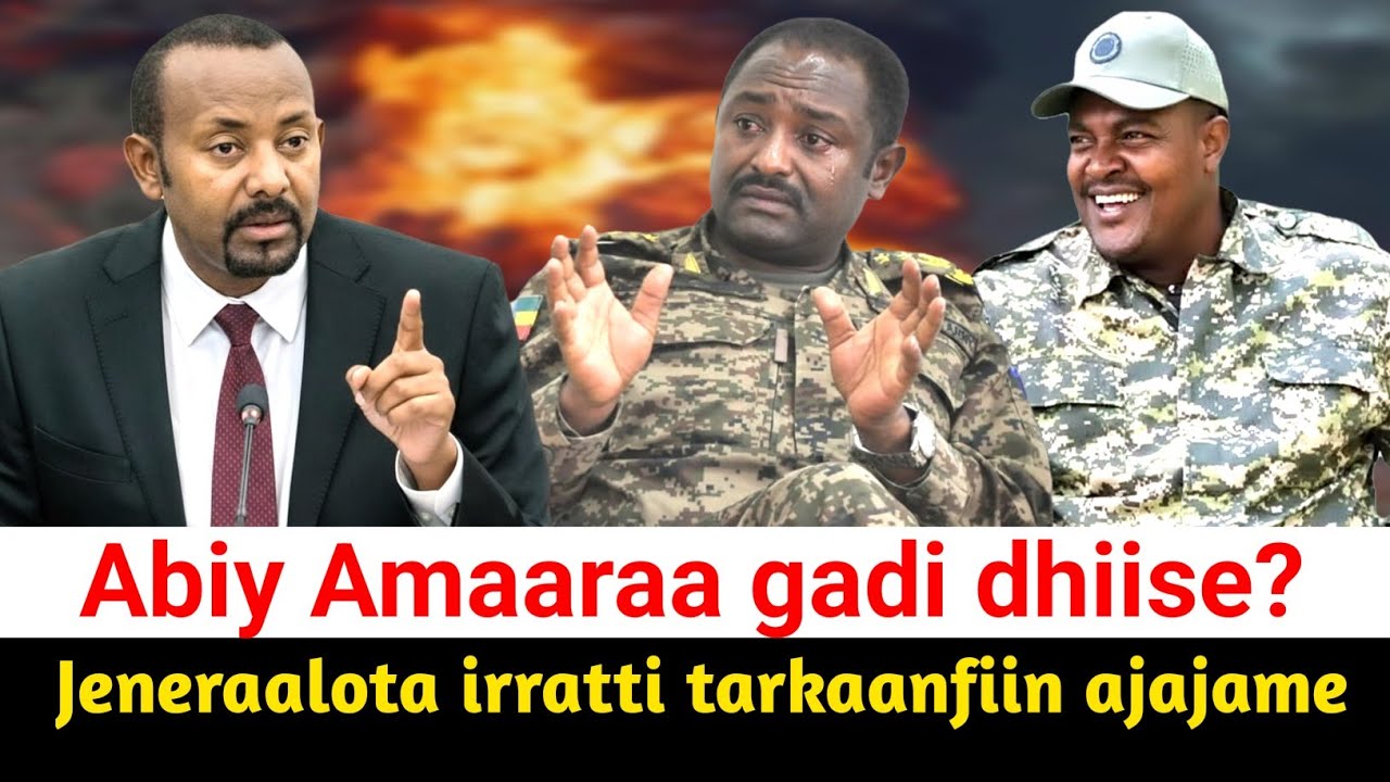 Jeneraalota irratti tarkaanfiin ajajame Naannoon Amaaraa harka Fannoo gale? |Moha Oromo 
