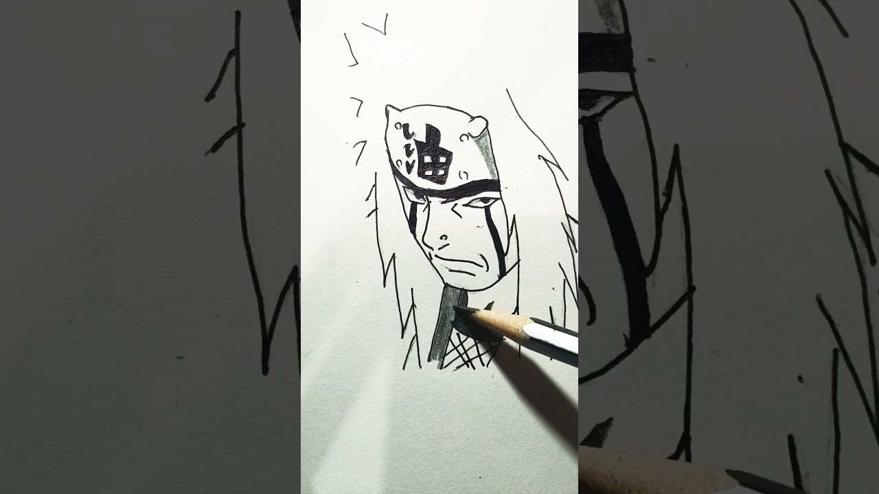 jiraya sensei drawing 💀👿 