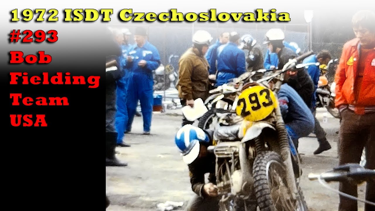 1972 ISDT Czechoslovakia - Bob Fielding Super 8 Video Footage