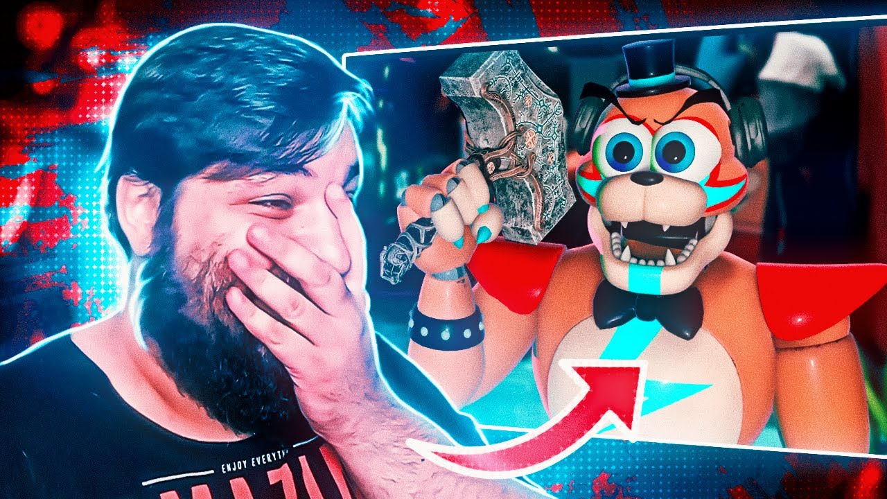 A NOVA SÉRIE DA ZUERA! GLAMROCK FREDDY JOGA! Fnaf The Glitched Attraction