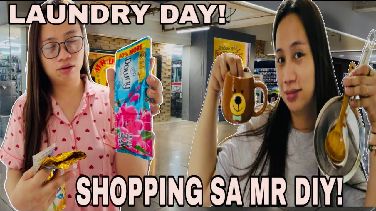 NAGPA LAUNDRY NA! NAMILI SA MR DIY NG GAMIT PARA SA APARTMENT!