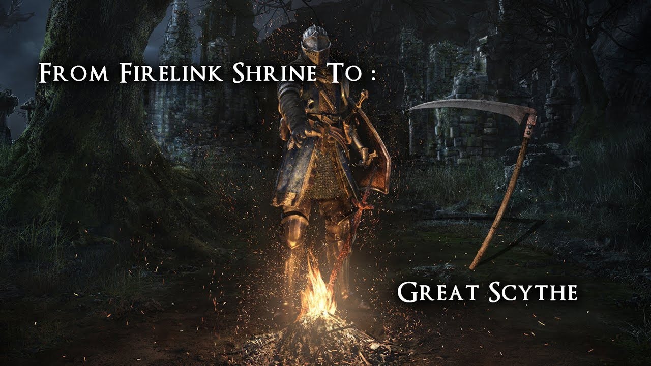 Great Scythe location [From Firelink Shrine] - DS Remastered