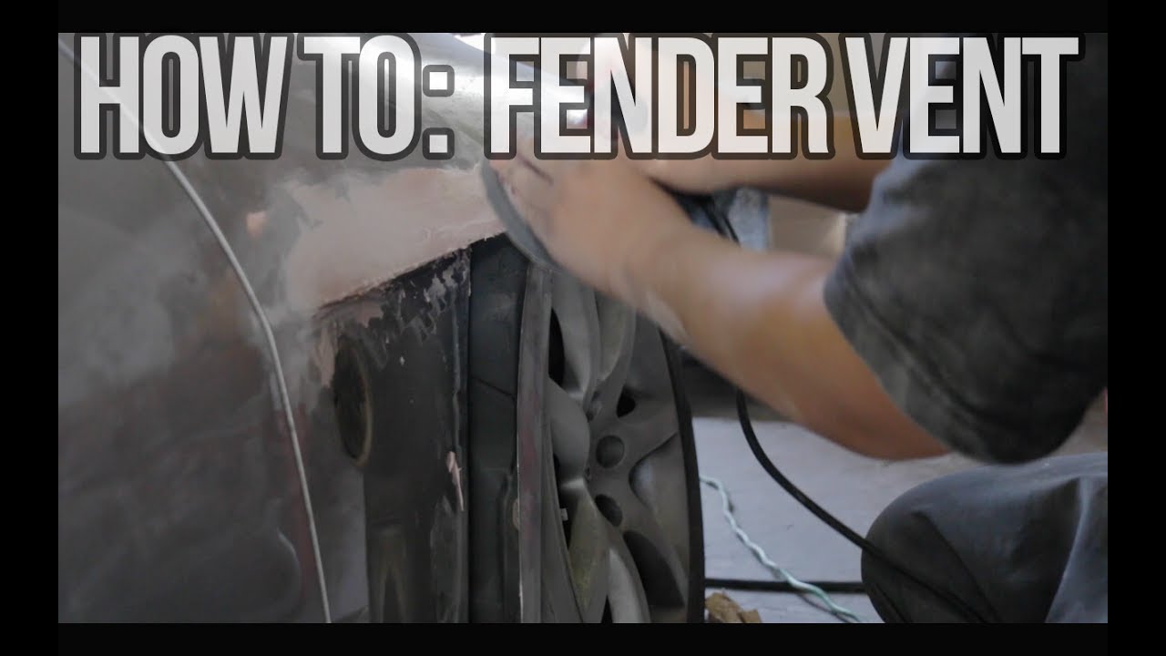 How to: DIY Metal Fender Vent