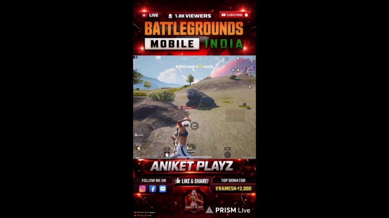 Aniket playZ00 is live! rank push