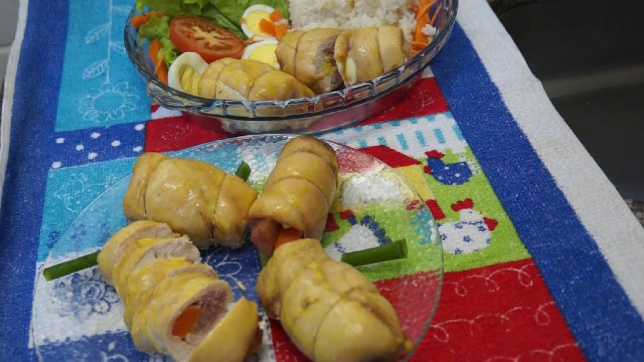 BIFE  À ROLÊ DE FRANGO AO FORNO