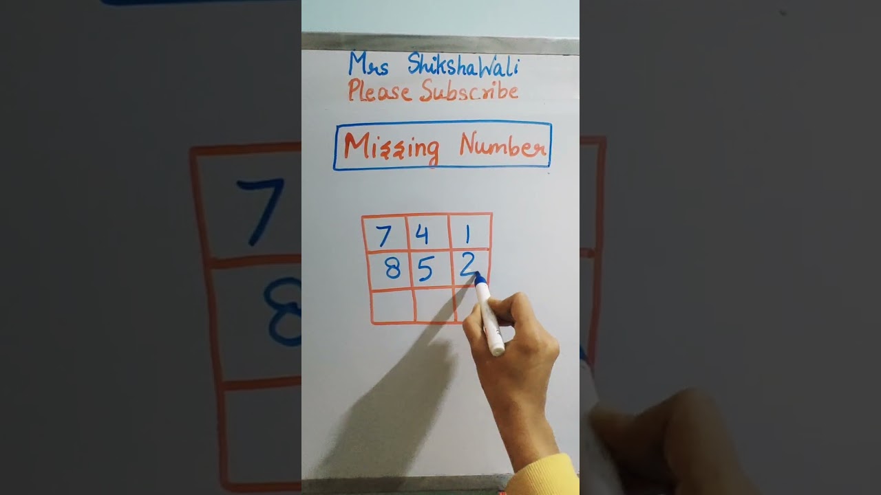 missing number l missing number reasoning l missing number series#shorts