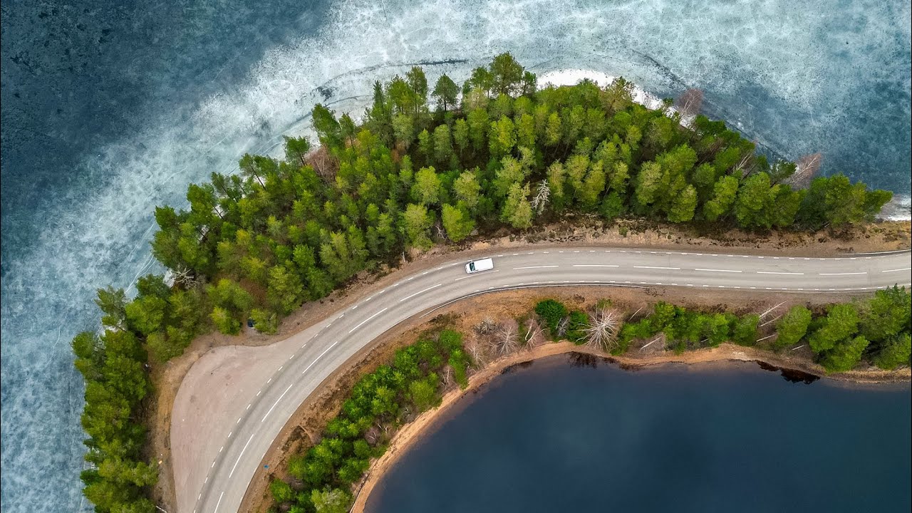 Driving North Into the heart of Sweden